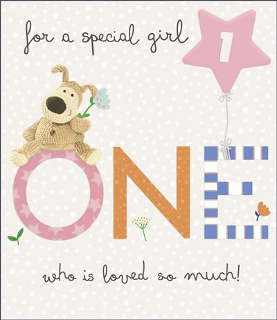 UKG 'For A Special Girl 1 One Who Is Loved Much' Birthday Card