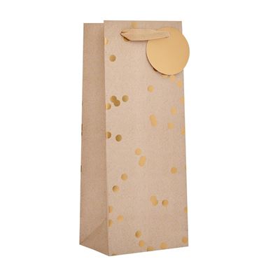UKG Gold Holo Bottle Gift Bag