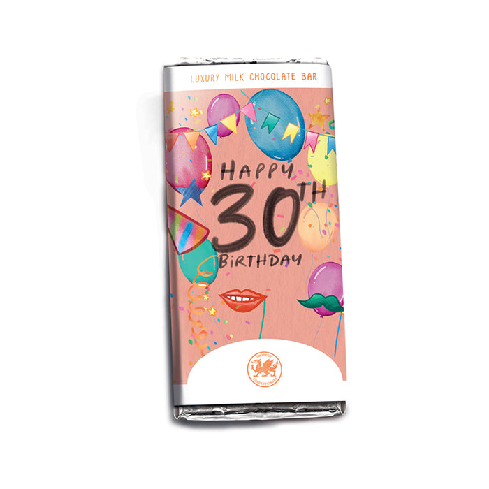 30th Birthday Milk Chocolate Bar 85g