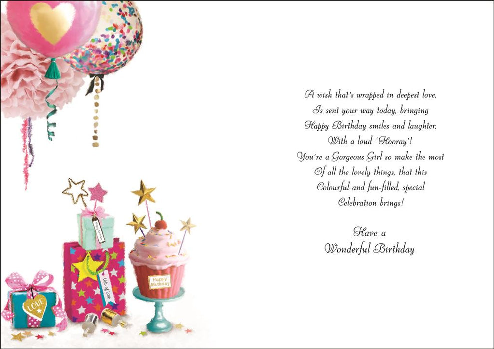 Jonny Javelin 'To A Special  Granddaughter' Birthday Card