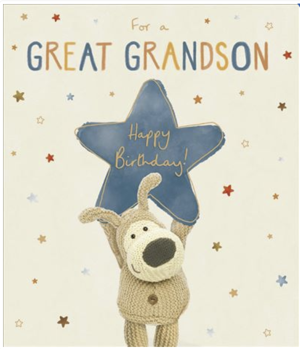 UKG 'Great Grandson' Birthday Card