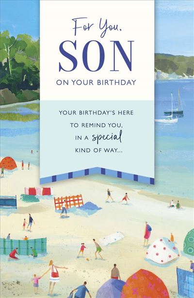 UKG 'For You Son' Birthday Card