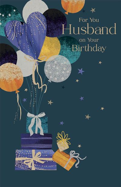 UKG 'For You Husband On Your Birthday' Birthday Card