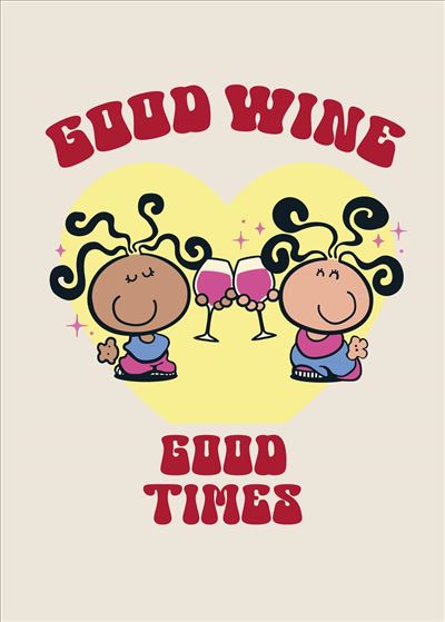 UKG 'Good Wine Good Times' Open Card