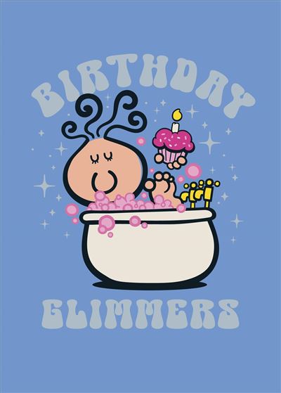 UKG 'Birthday Glimmers' Open Card