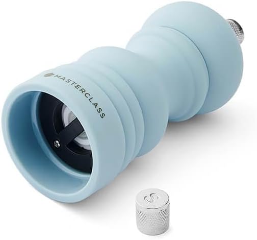 MasterClass 12cm Soft Touch Salt Or Pepper Mill Sky Blue