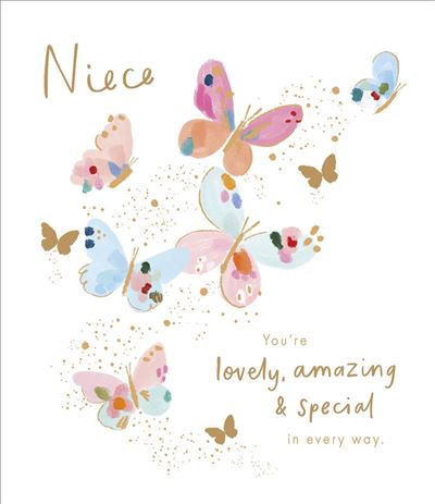 UKG 'Niece You're Lovely, Amazing & Special' Birthday Card