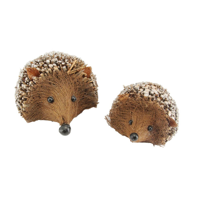 Gisela Graham Twig hedgehog With Glitter Ornament