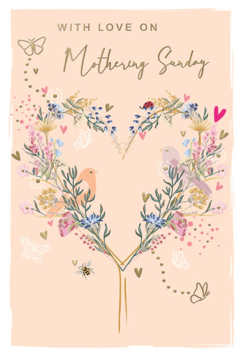 ICG 'With Love On Mothering Sunday' Mother's Day Card
