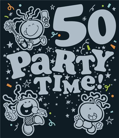 UKG '50 Party Time' Birthday Card