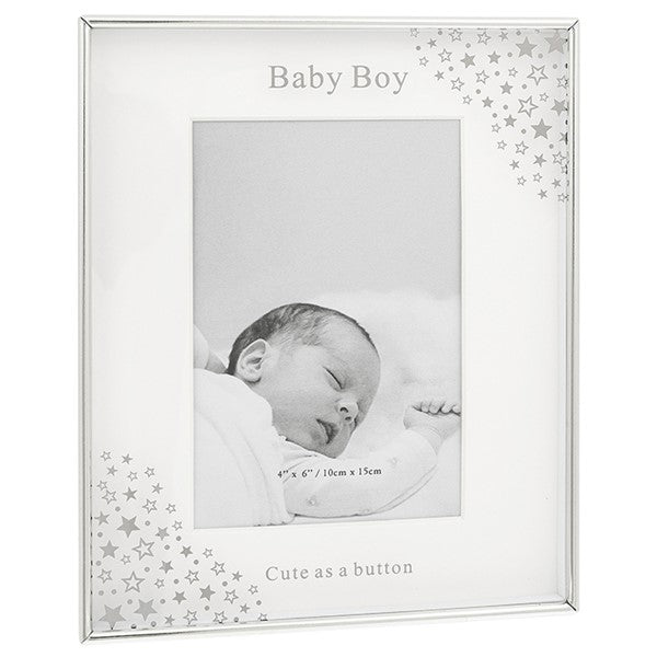 Mirror Floral Collection Baby Boy 6x4