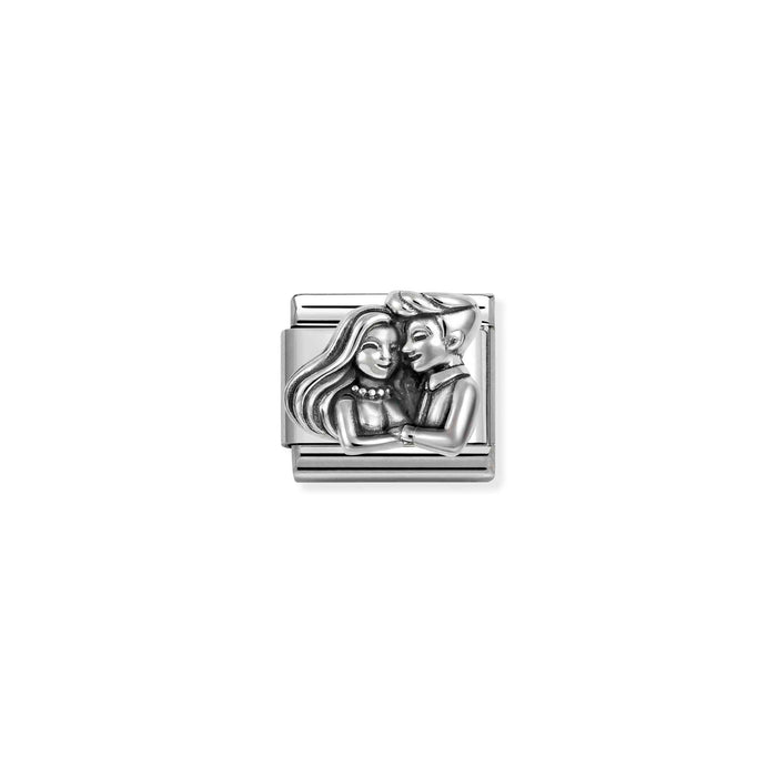 Nomination Classic Silver Oxidised Symbols Couple Charm