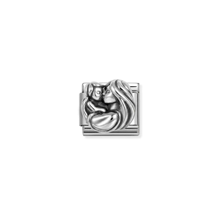 Nomination Classic Silver Oxidised Symbols Mum And Child Charm