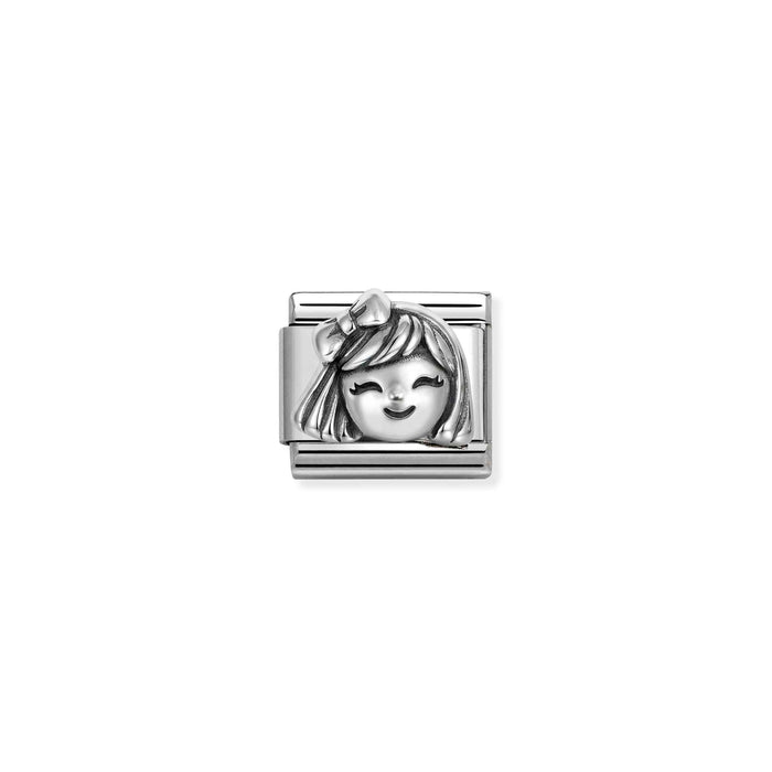 Nomination Classic Silver Oxidised Symbols Girl Charm