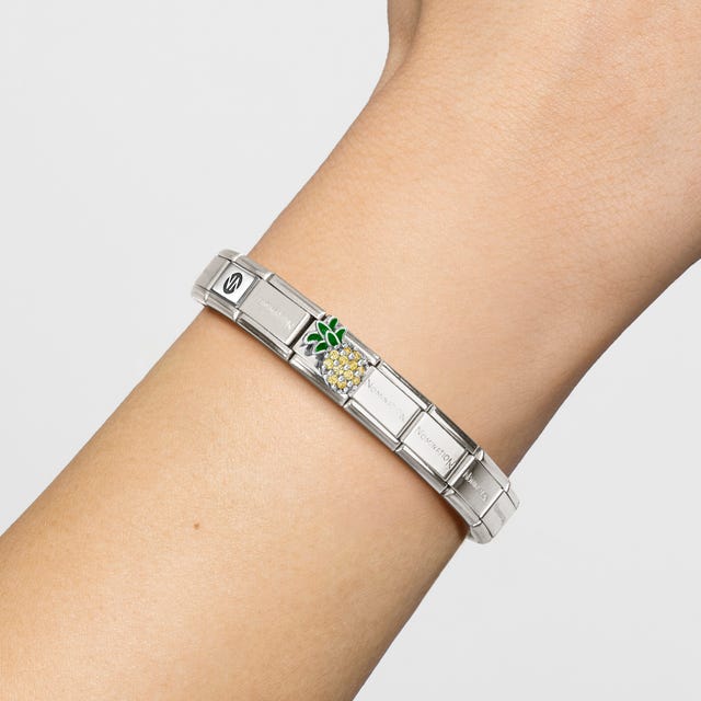 Nomination Classic White Yellow Pineapple Charm