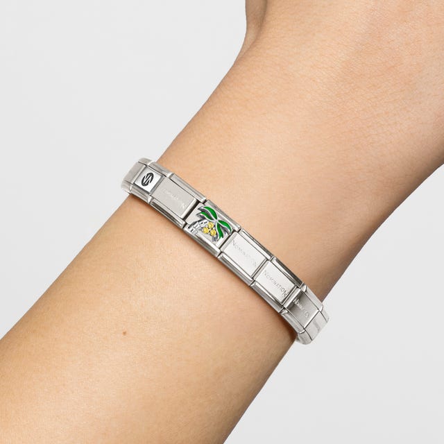 Nomination Classic White Yellow Palm Tree Charm