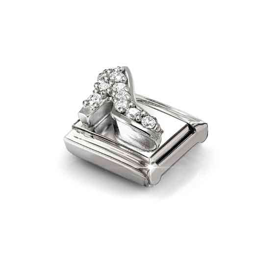 Nomination Classic White High Heel Shoe Charm
