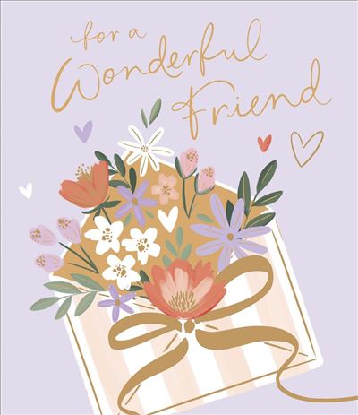 UKG 'For A Wonderful Friend' Birthday Card