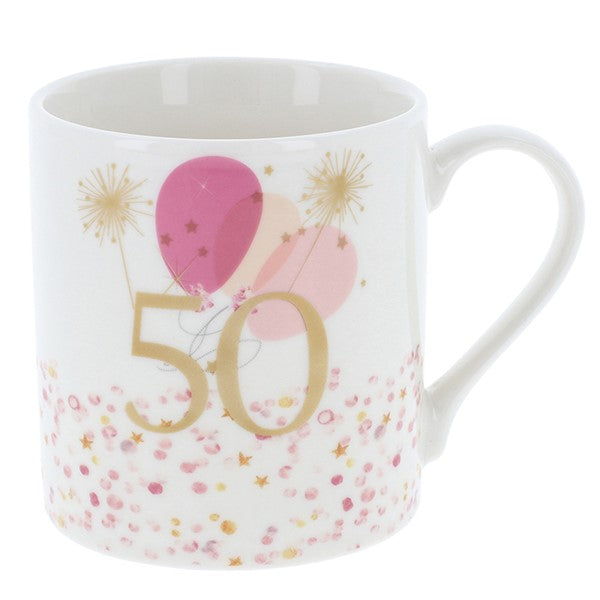 Rush Blossom 50th Birthday Mug