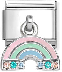 Nomination Classic Rainbow Silver Charm