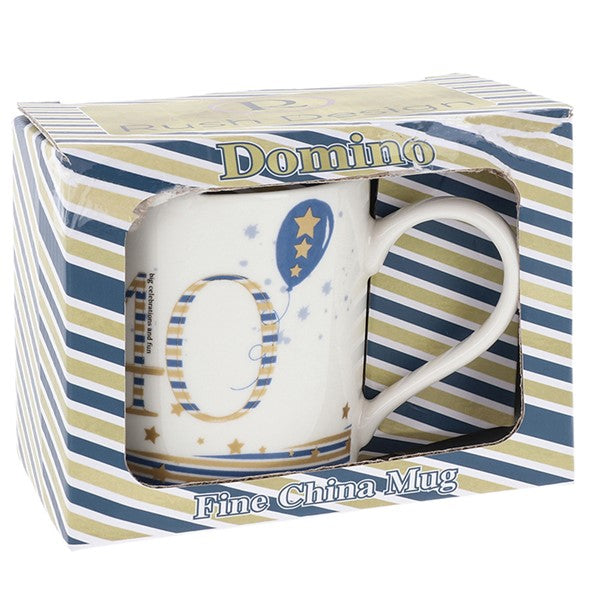 Rush Domino 40th Birthday Mug