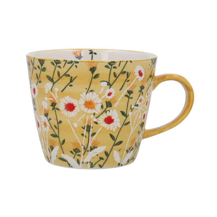 Gisela Graham Yellow Wild Daisy Mug