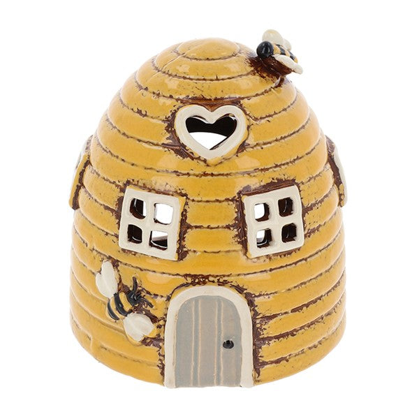 Village Pottery Mini Beehive Yellow Tealight