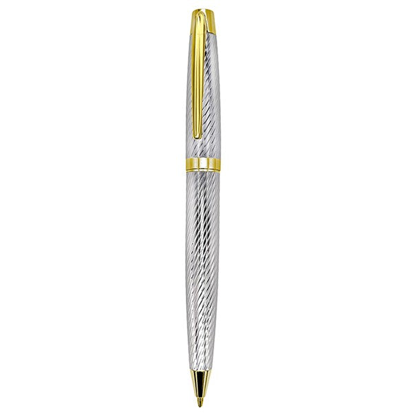 Bridgewater Lancaster Chrome & Gold Trim Ball Pen