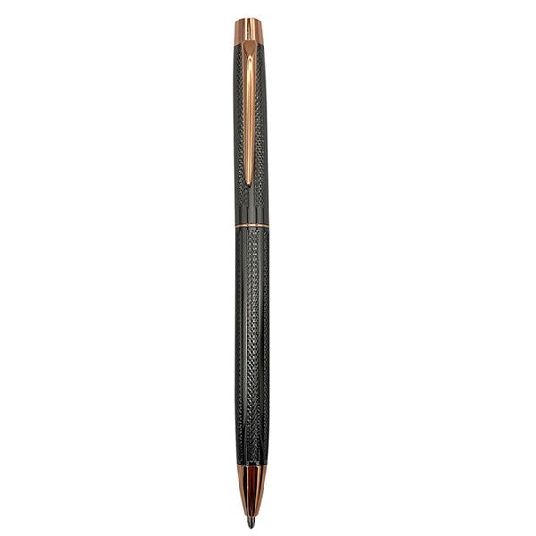 Bridgewater Lincoln Gunmetal & Rose Gold Ball Pen