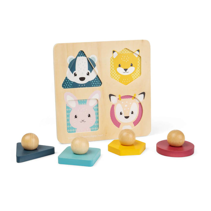 Bigjigs Woodland Animal Shape Matching Puzzle