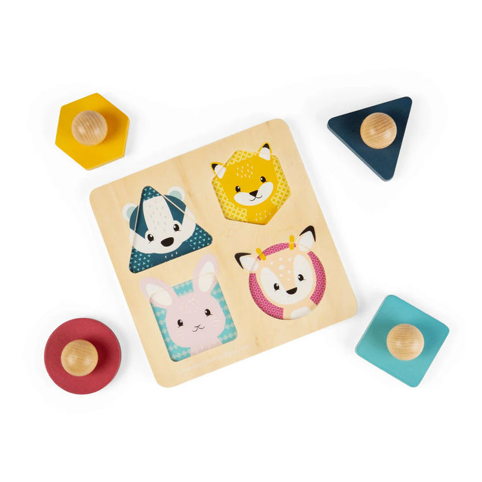 Bigjigs Woodland Animal Shape Matching Puzzle