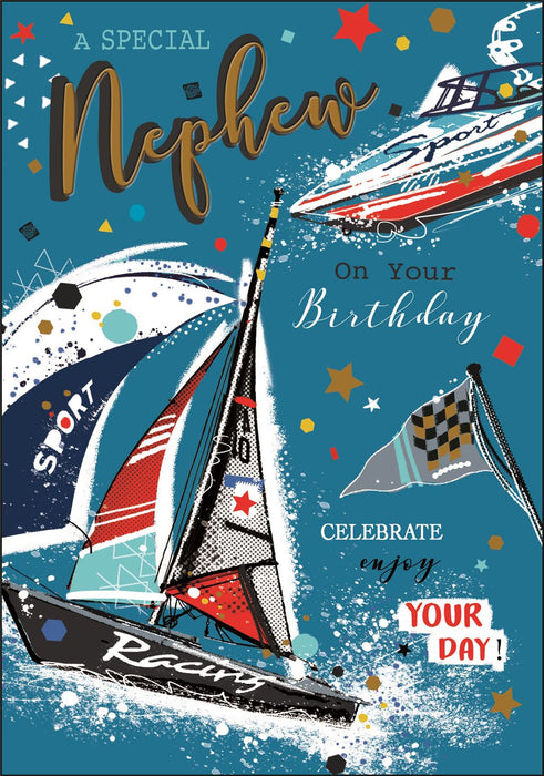 Jonny Javelin 'To A Special Nephew On Your Birthday' Birthday Card