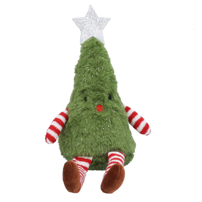 Gisela Graham Christmas Tree Sitting On A Shelf