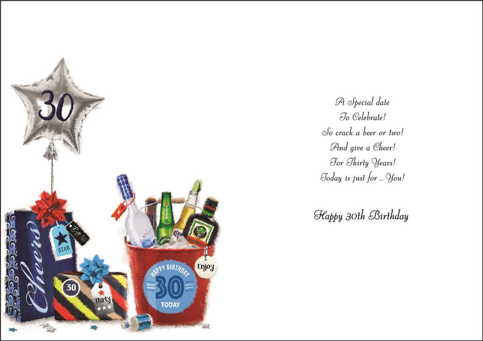 Jonny Javelin 'Happy 30th Birthday Wishes' Birthday Card
