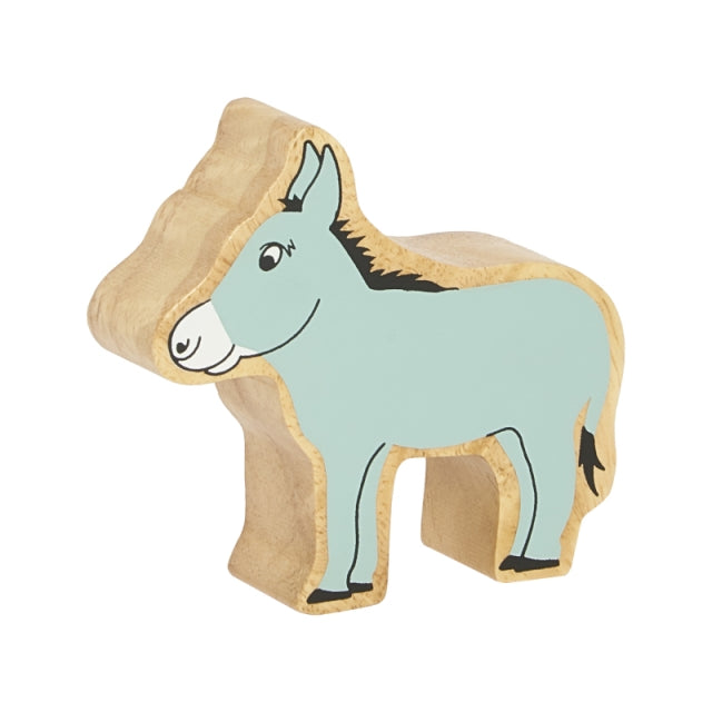 Lanka Kade Wooden Toy Natural Grey Donkey