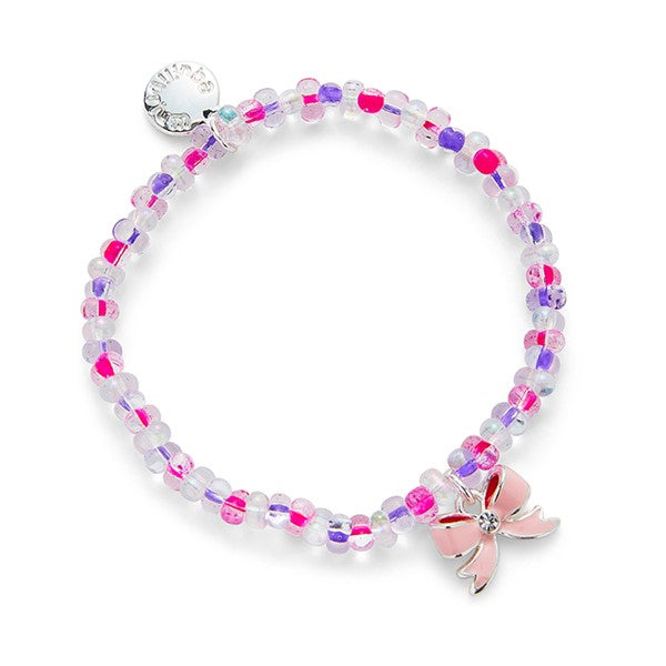 Equilibrium Girls Pretty Bow Silver Plated Bracelet