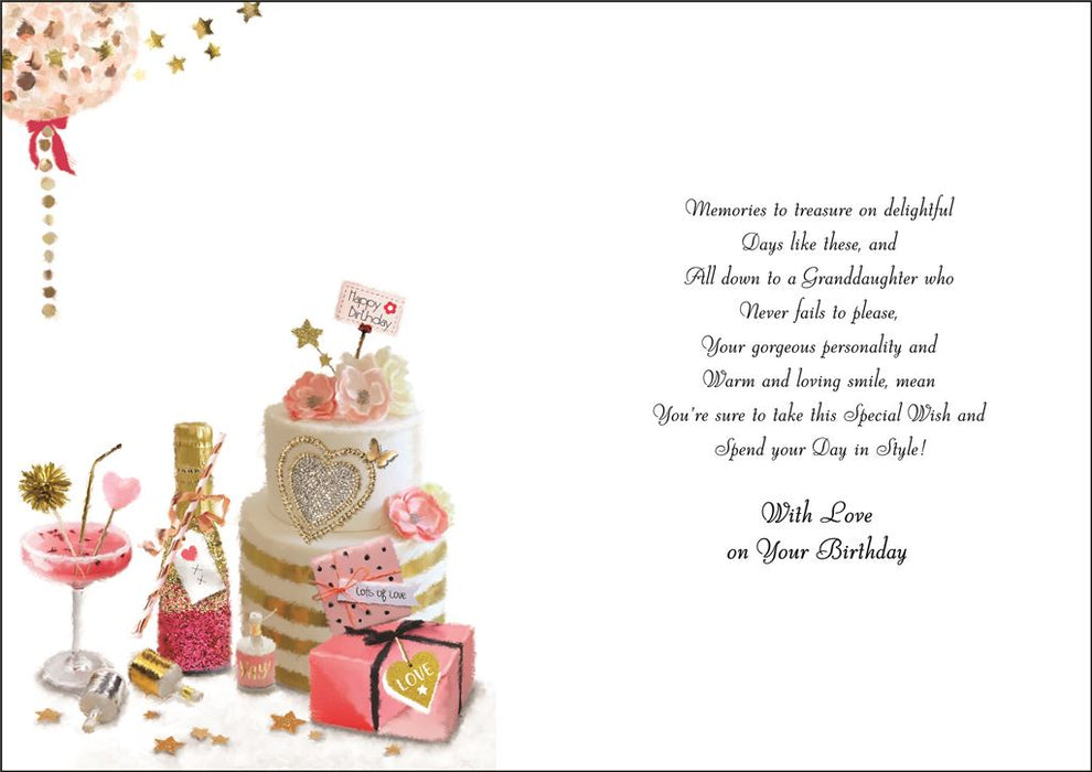 Jonny Javelin 'To A Special  Granddaughter' Birthday Card