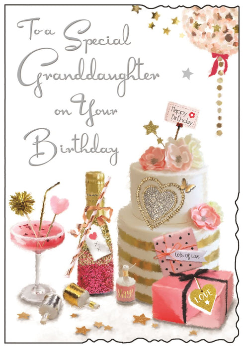 Jonny Javelin 'To A Special  Granddaughter' Birthday Card