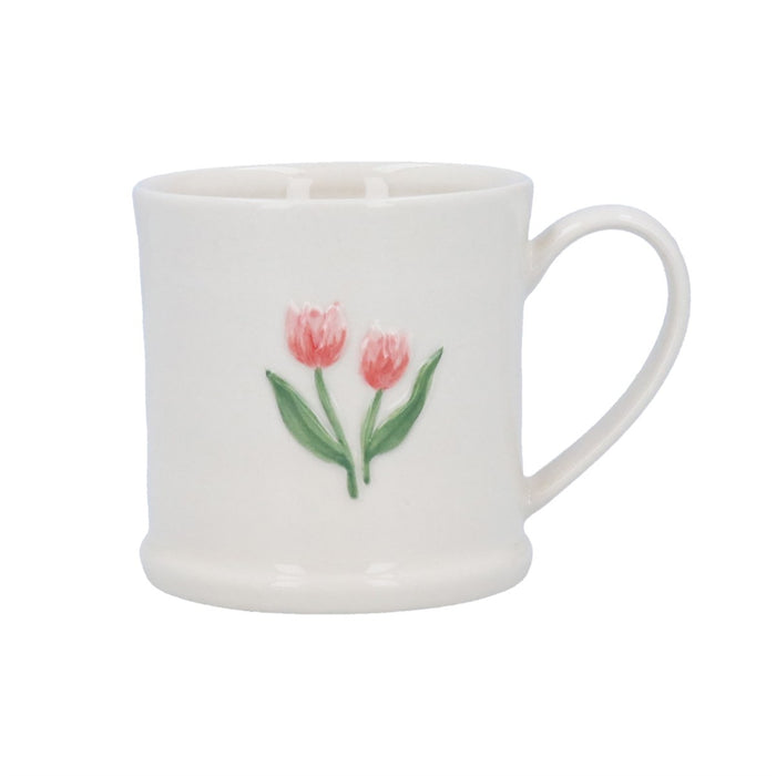 Gisela Graham Tulips Stoneware Mini Mug