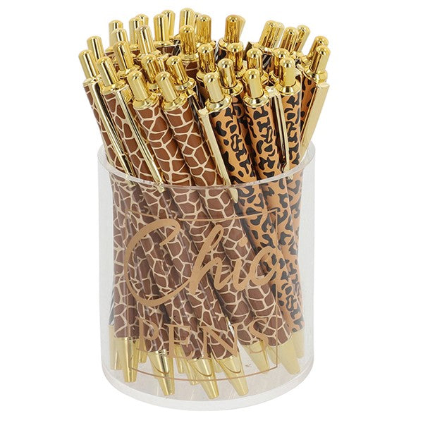 Chic Animal Print Pen