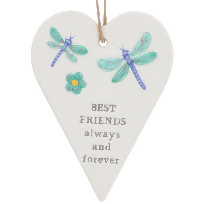 Daisyfield Hanging Heart Best Friends
