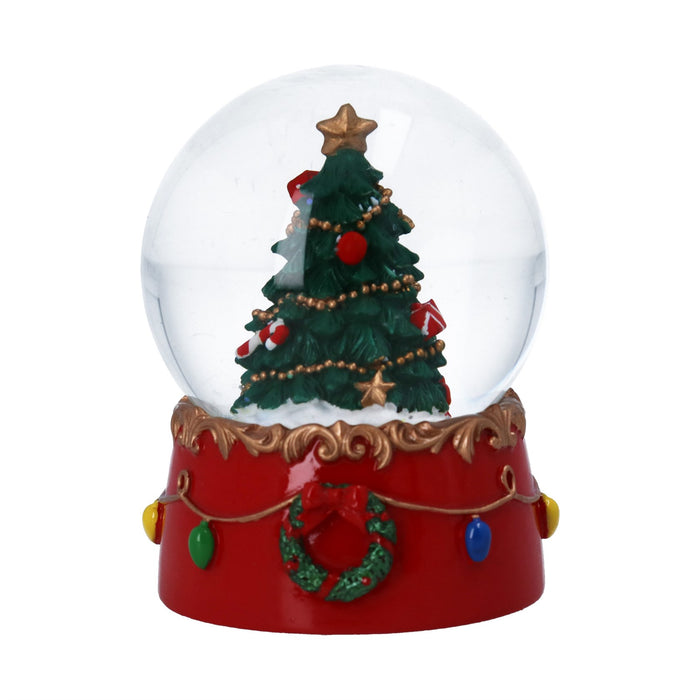 Gisela Graham Christmas Tree Snow Dome Ceramic Decoration