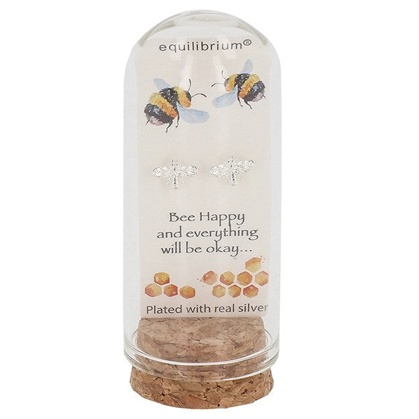 Equilibrium With Love Bee Happy Earrings