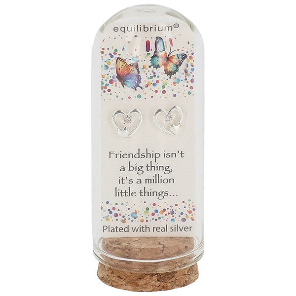 Equilibrium With Love Friendship Earrings