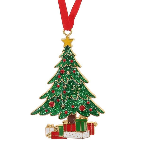 Xmas Treasures Tree Presents Tree Ornament