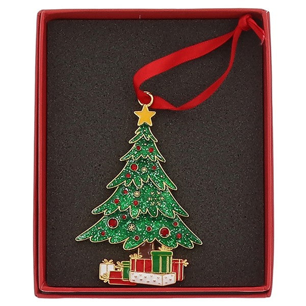 Xmas Treasures Tree Presents Tree Ornament
