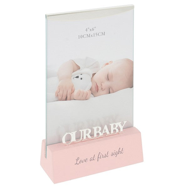 Silver Memories Frame Our Baby Girl