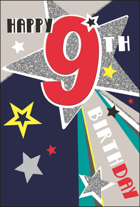 Jonny Javelin 'Happy 9th Birthday' Birthday Card