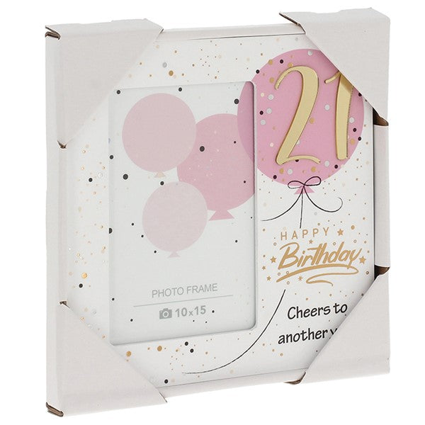 Celebration Birthday Photo Frame 21st