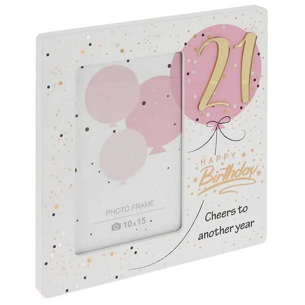 Celebration Birthday Photo Frame 21st
